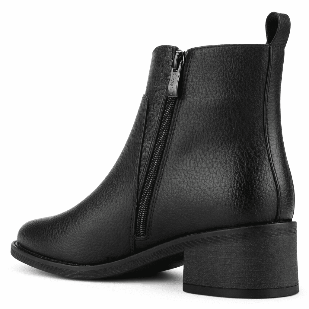 Botin Negro Mujer Casual Chalada Trafa Botines Taco Chalada 