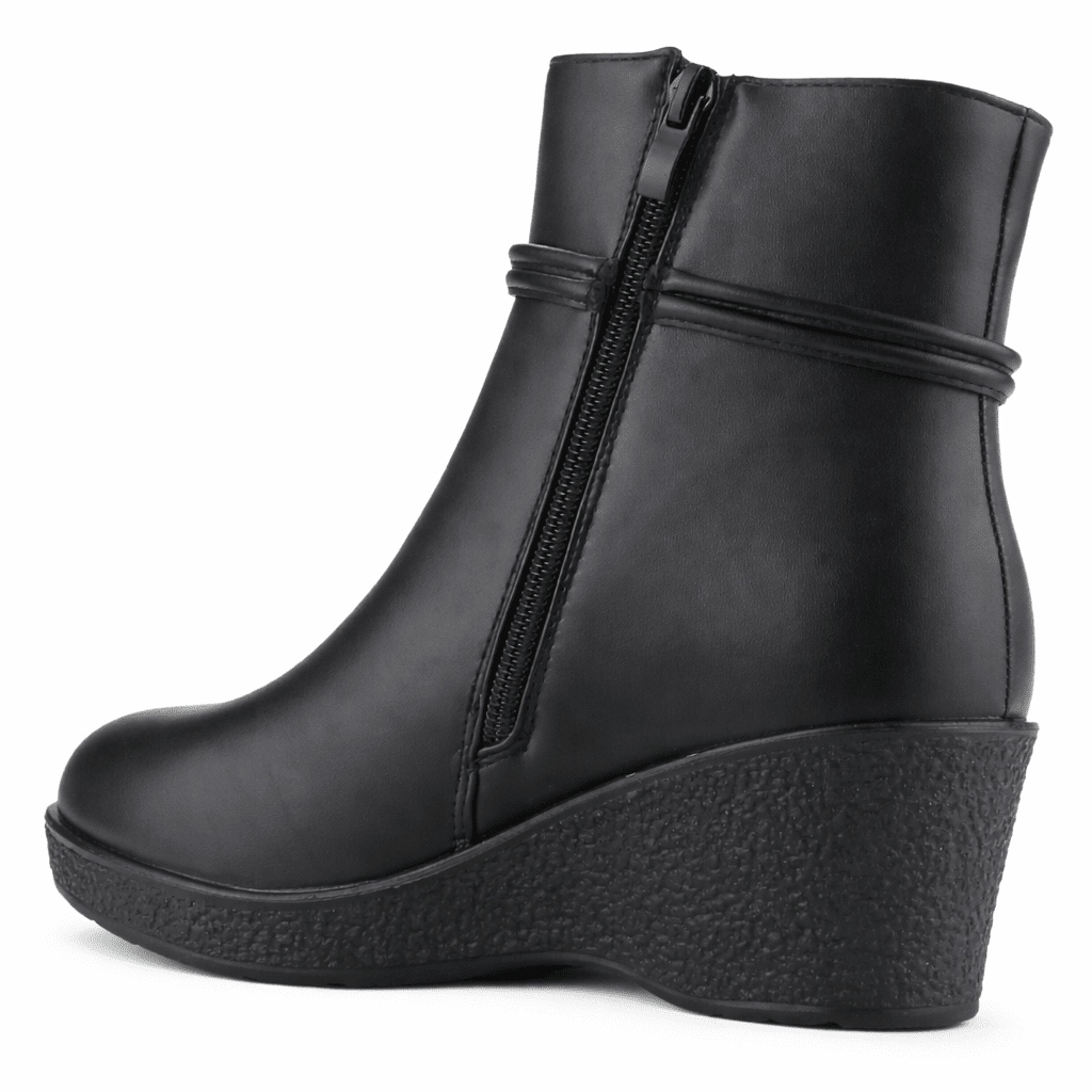 Botin Negro Mujer Casual Chalada Windy Botines Taco Chalada 