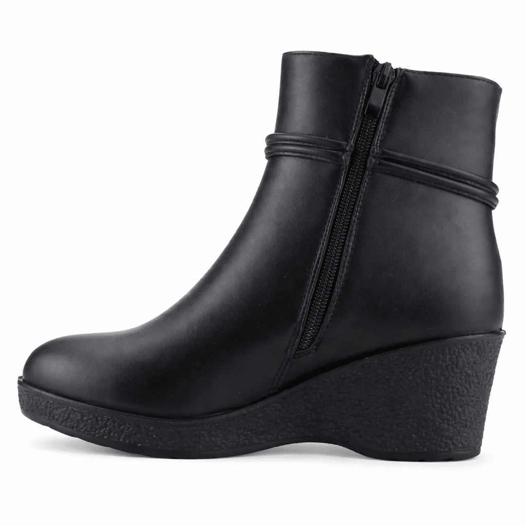 Botin Negro Mujer Casual Chalada Windy Botines Taco Chalada 