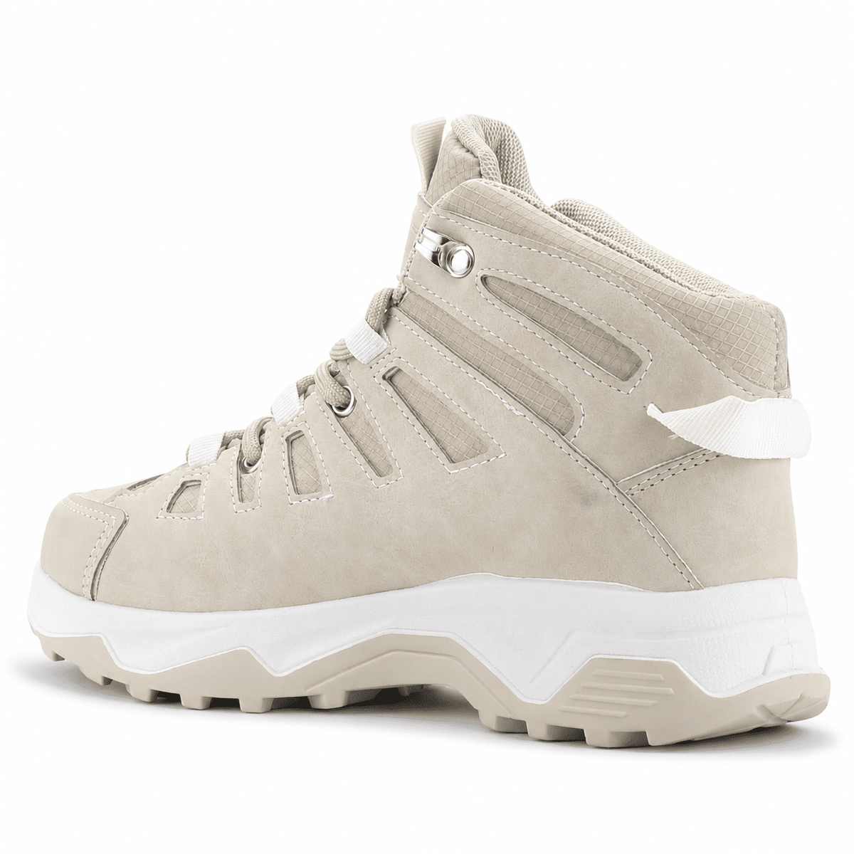 Botín Outdoor Beige Mujer Casual Funway Pangui Funway