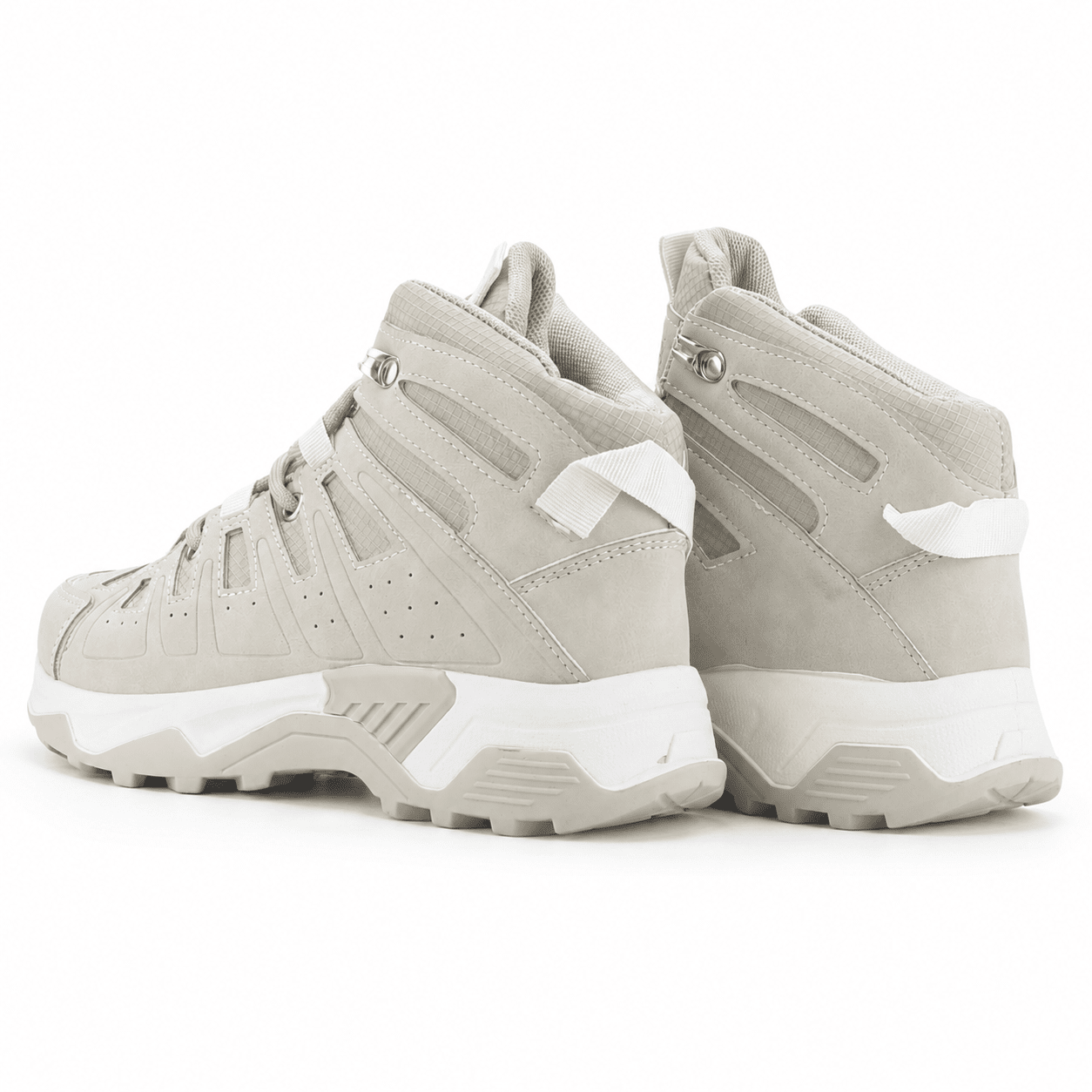 Botín Outdoor Beige Mujer Casual Funway Pangui Funway