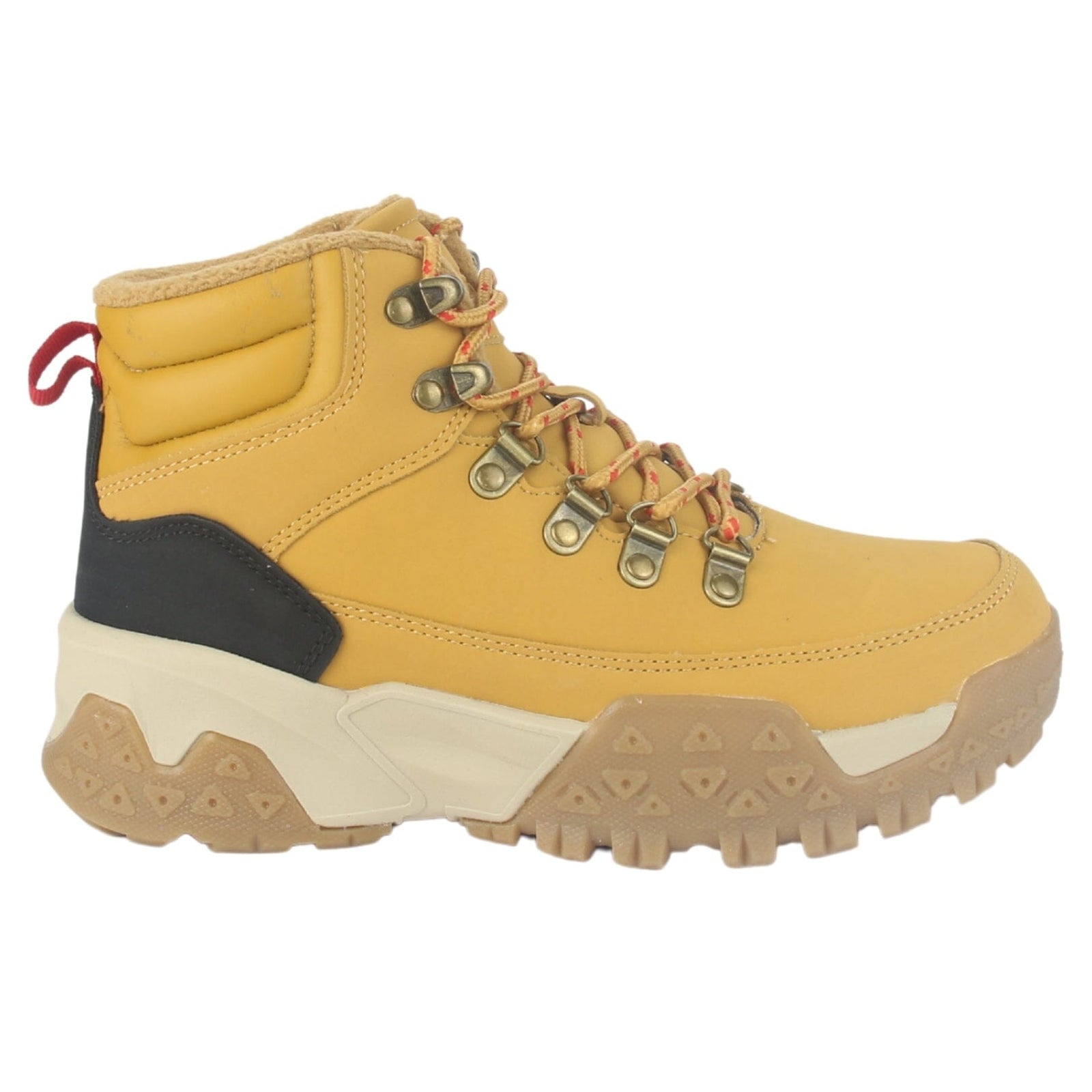 Botin Outdoor Funway Mujer Nevado-2 Camel Botines Taco Funway 