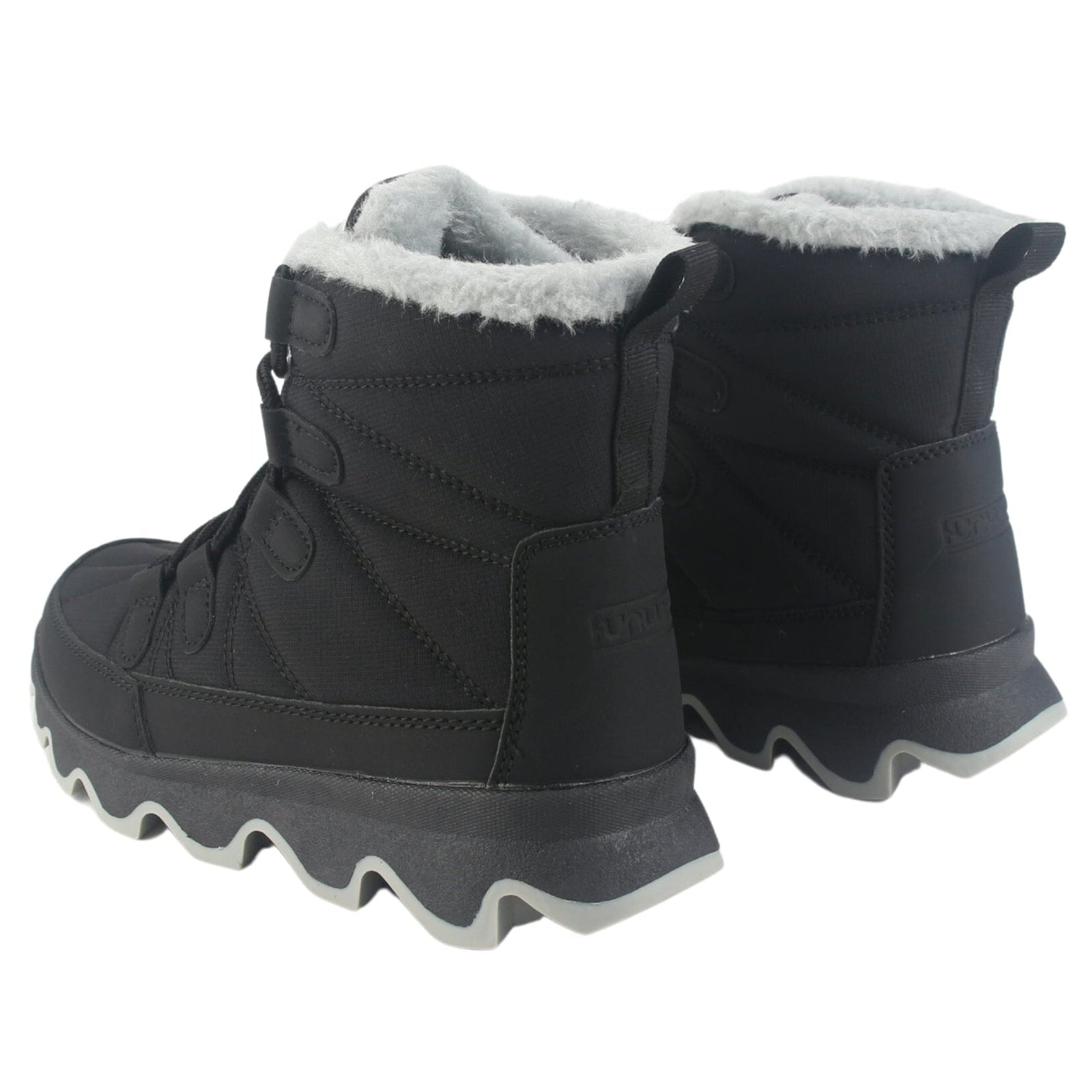 Botin Outdoor Funway Mujer Polar-1 Negro Botines Taco Funway 