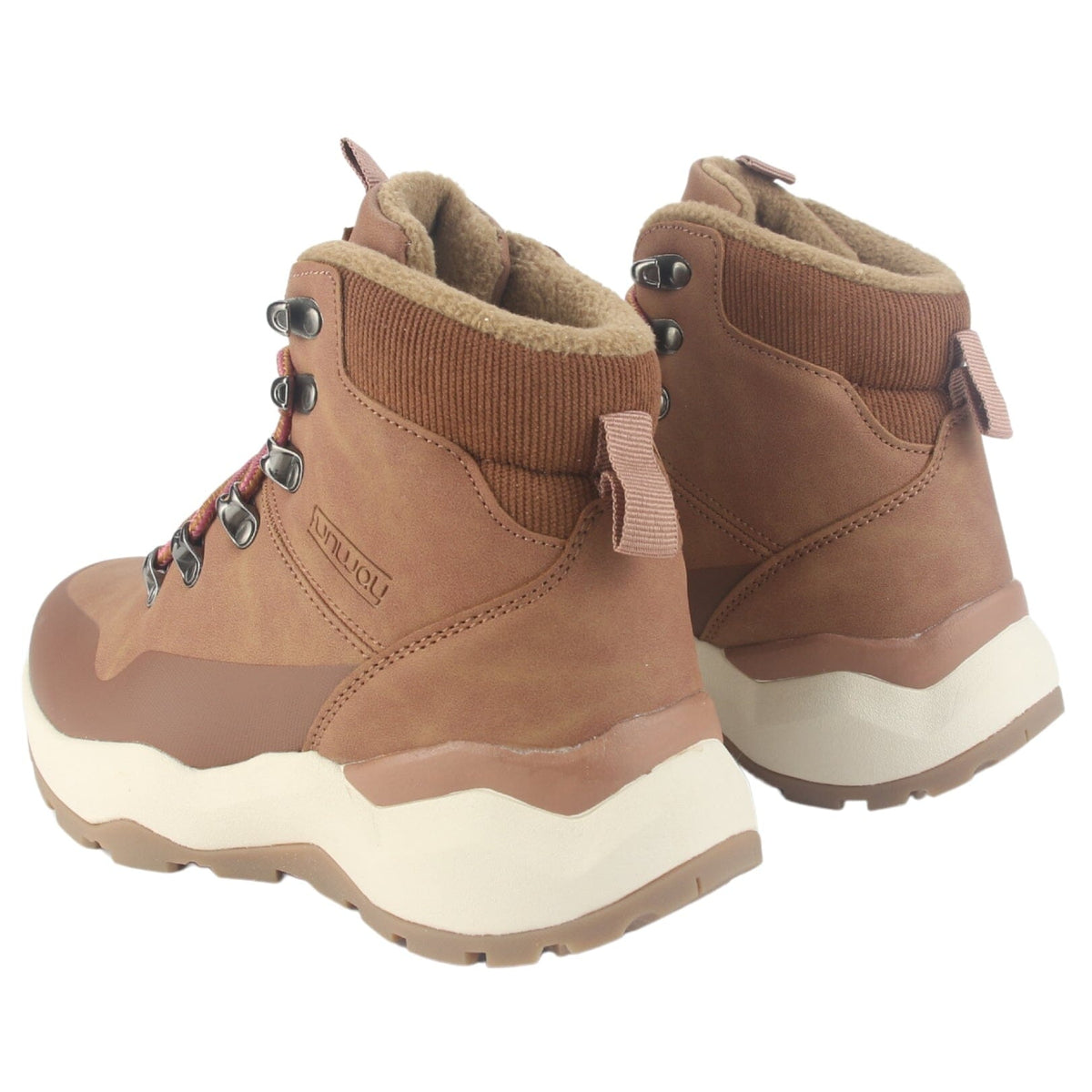 Botin Outdoor Funway Mujer Tundra-1 Rosado Botines Taco Funway 