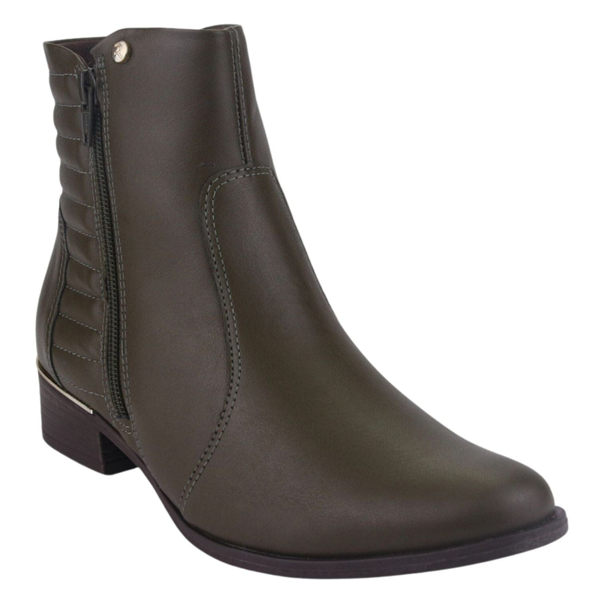 Botin Ramarim Mujer 2253102 Verde Casual Botines Ramarim 