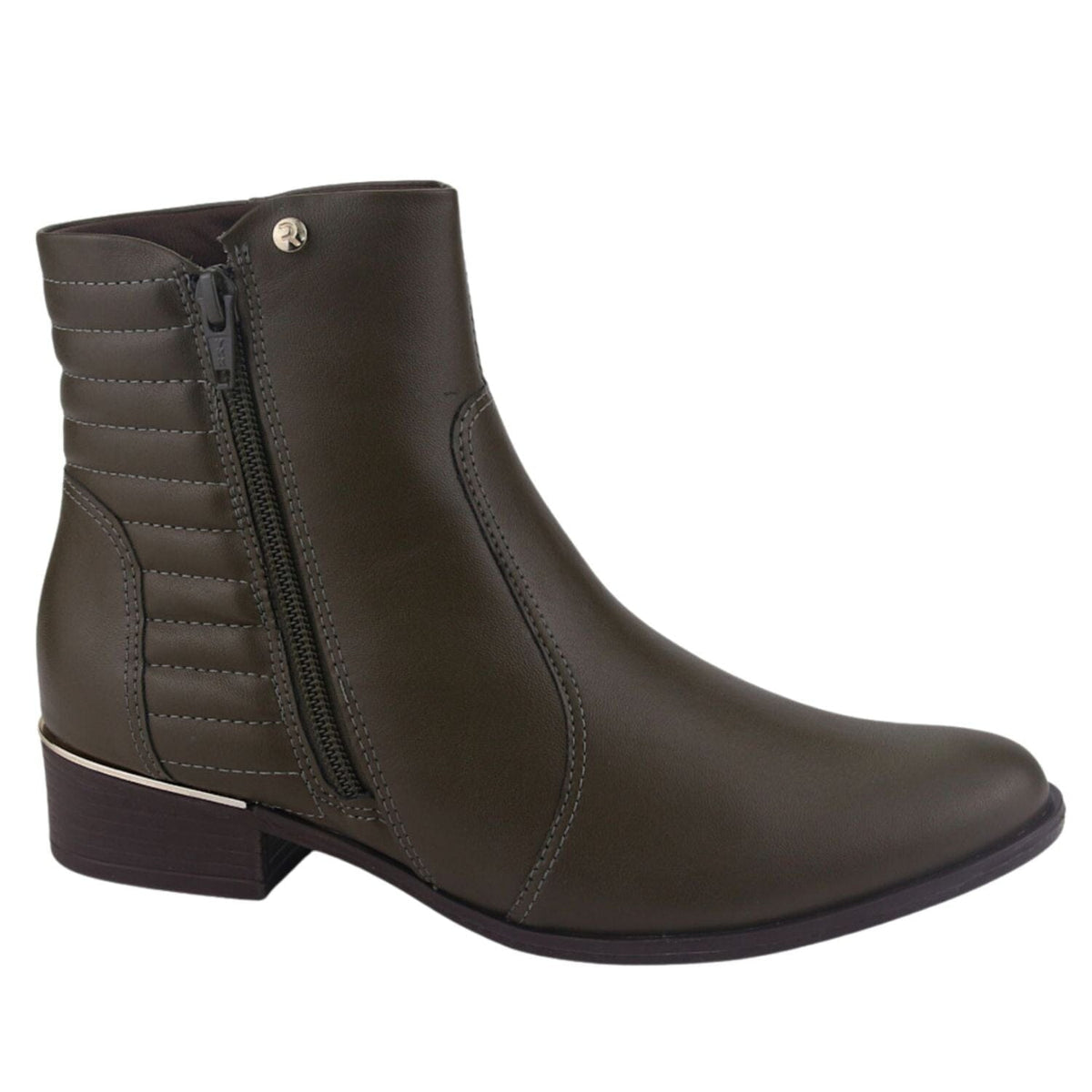 Botin Ramarim Mujer 2253102 Verde Casual Botines Ramarim 