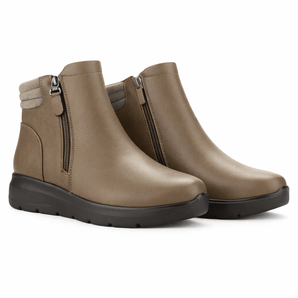 Botin Taupe Mujer Casual Chalada Astra Botines Taco Chalada 