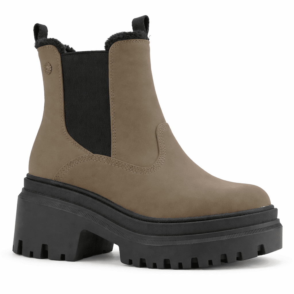 Botin Taupe Mujer Casual Chalada Tahoe Botines Taco Chalada 