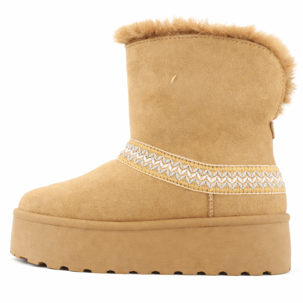 Botin Tostado Mujer Casual Chalada Pinguih Botines Taco Chalada