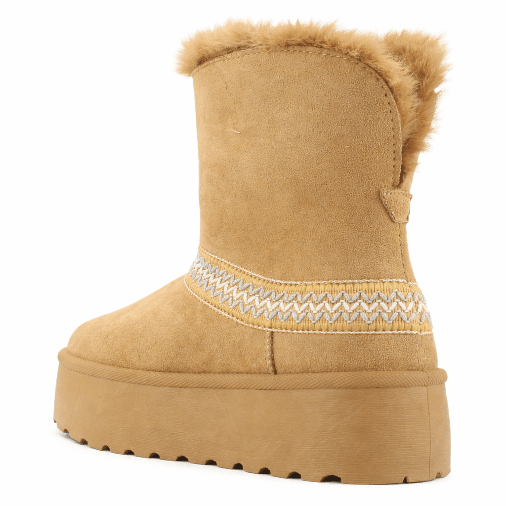 Botin Tostado Mujer Casual Chalada Pinguih Botines Taco Chalada