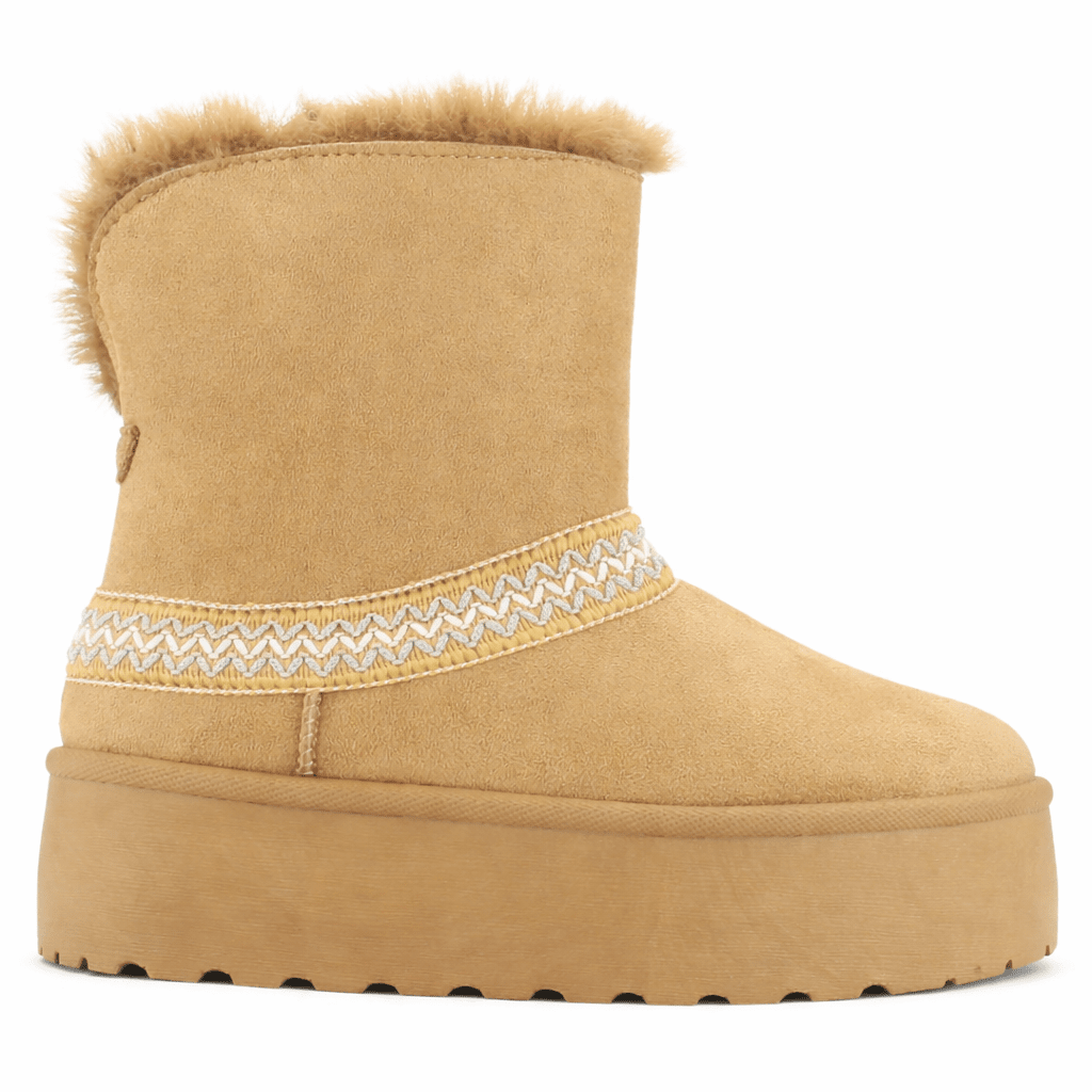 Botin Tostado Mujer Casual Chalada Pinguih Botines Taco Chalada