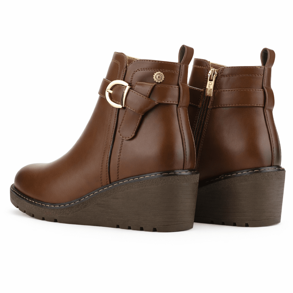 Botin Tostado Mujer Casual Chalada Weding Botines Taco Chalada 