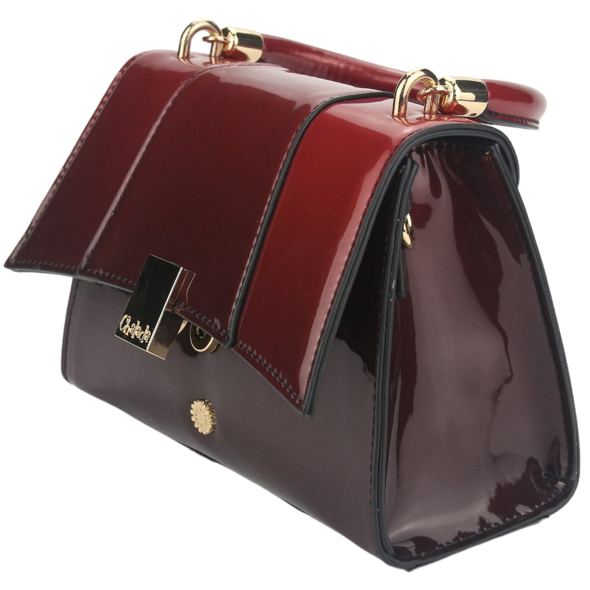 Cartera Chalada Mujer Cartera-2 Burdeo Moda Billeteras Chalada 