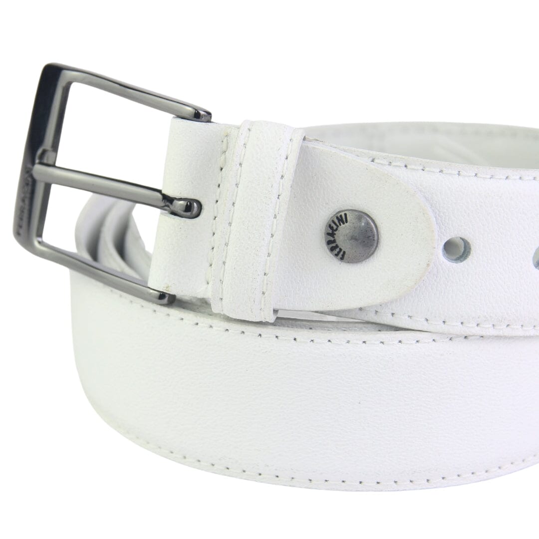 Cinturones Ferracini Hombre Fc329 Blanco Cinturones Ferracini 