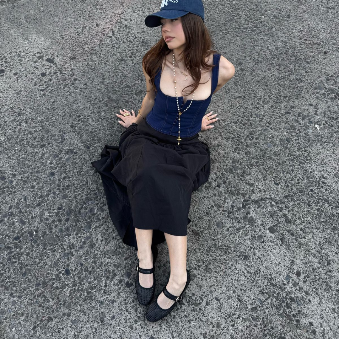 Ballerina Chalada Mujer Miu-6 Negro Casual