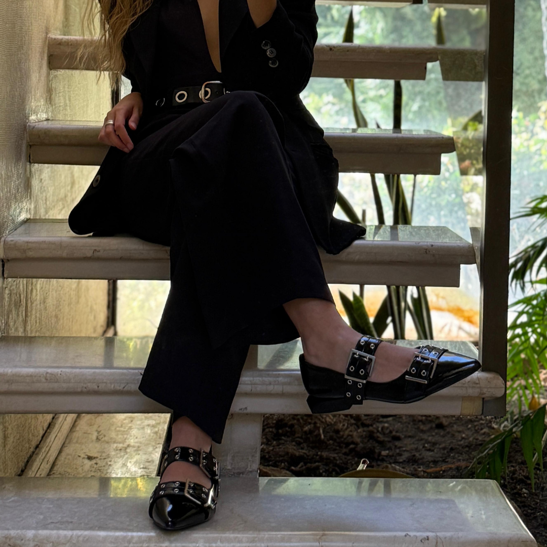 Ballerina Chalada Mujer Slik-2 Negro Casual