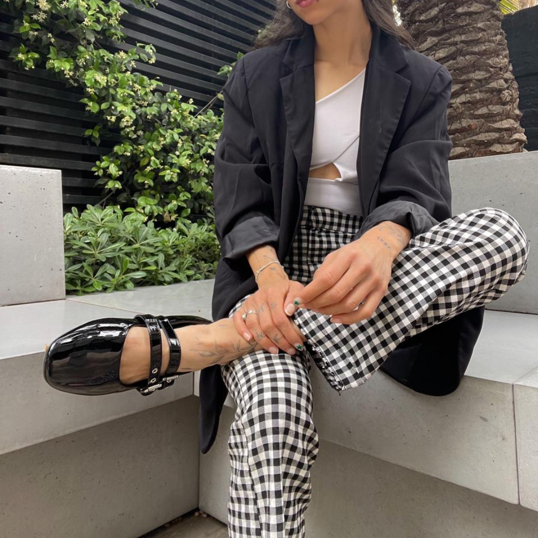 Ballerina Chalada Mujer Miu-3 V Negro Casual