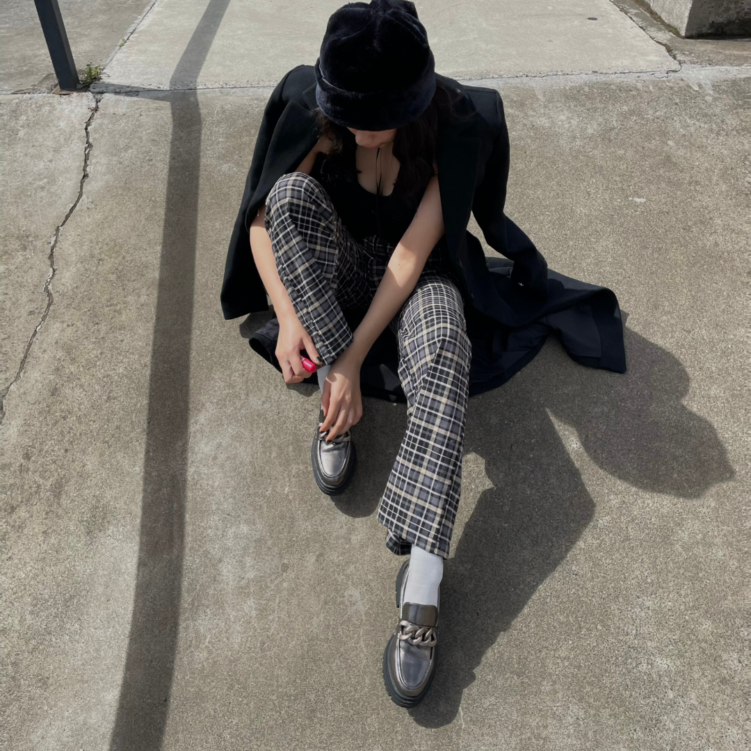 Mocasin Chalada Mujer Selina-5 Plateado Casual Mocasines Plataforma Chalada 