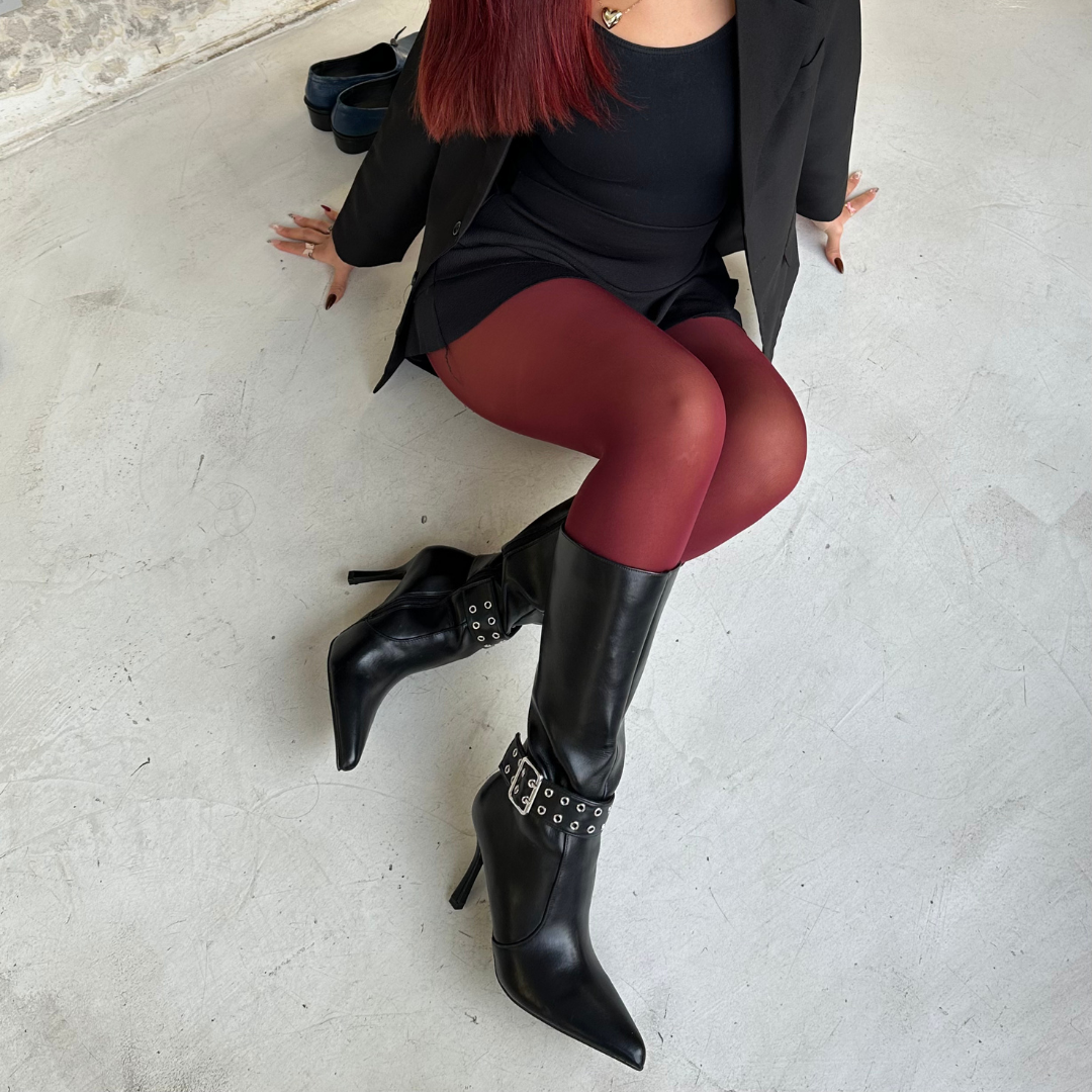 Bota Chalada Mujer Nero-7 Negro Casual