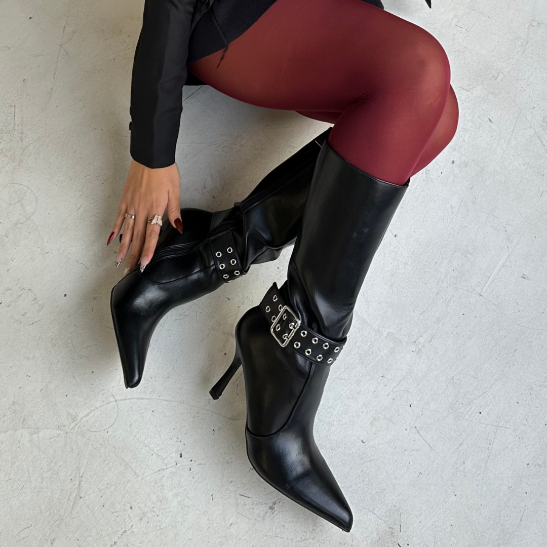 Bota Chalada Mujer Nero-7 Negro Casual