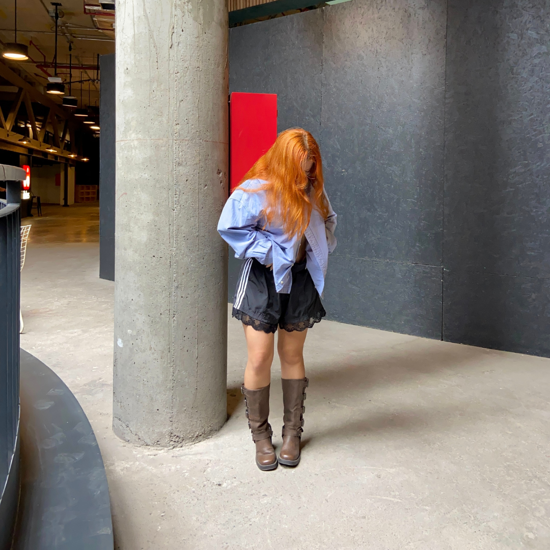 Bota Chalada Mujer Biker-2 Café Casual