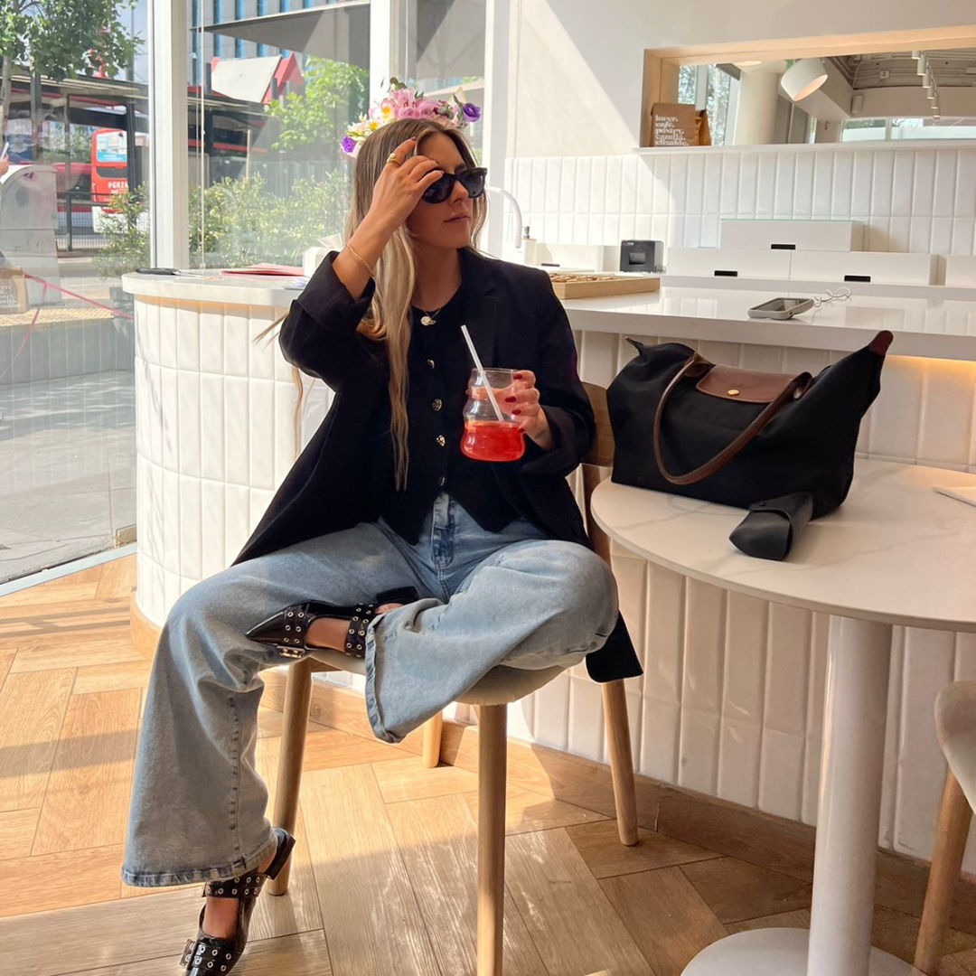 Ballerinas Mujer Negro Casuales Chalada Slik-1