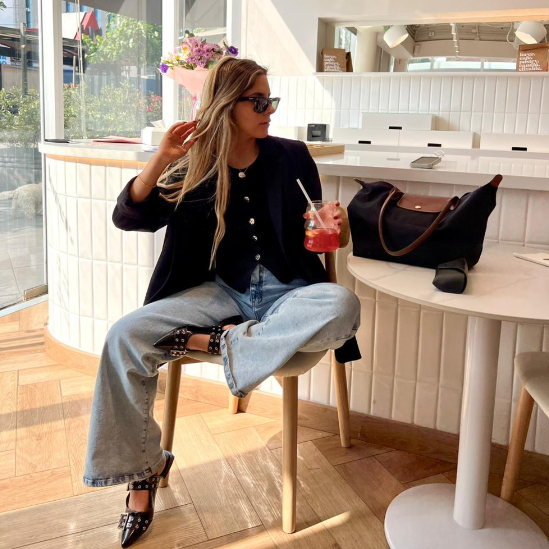 Ballerinas Mujer Negro Casuales Chalada Slik-1