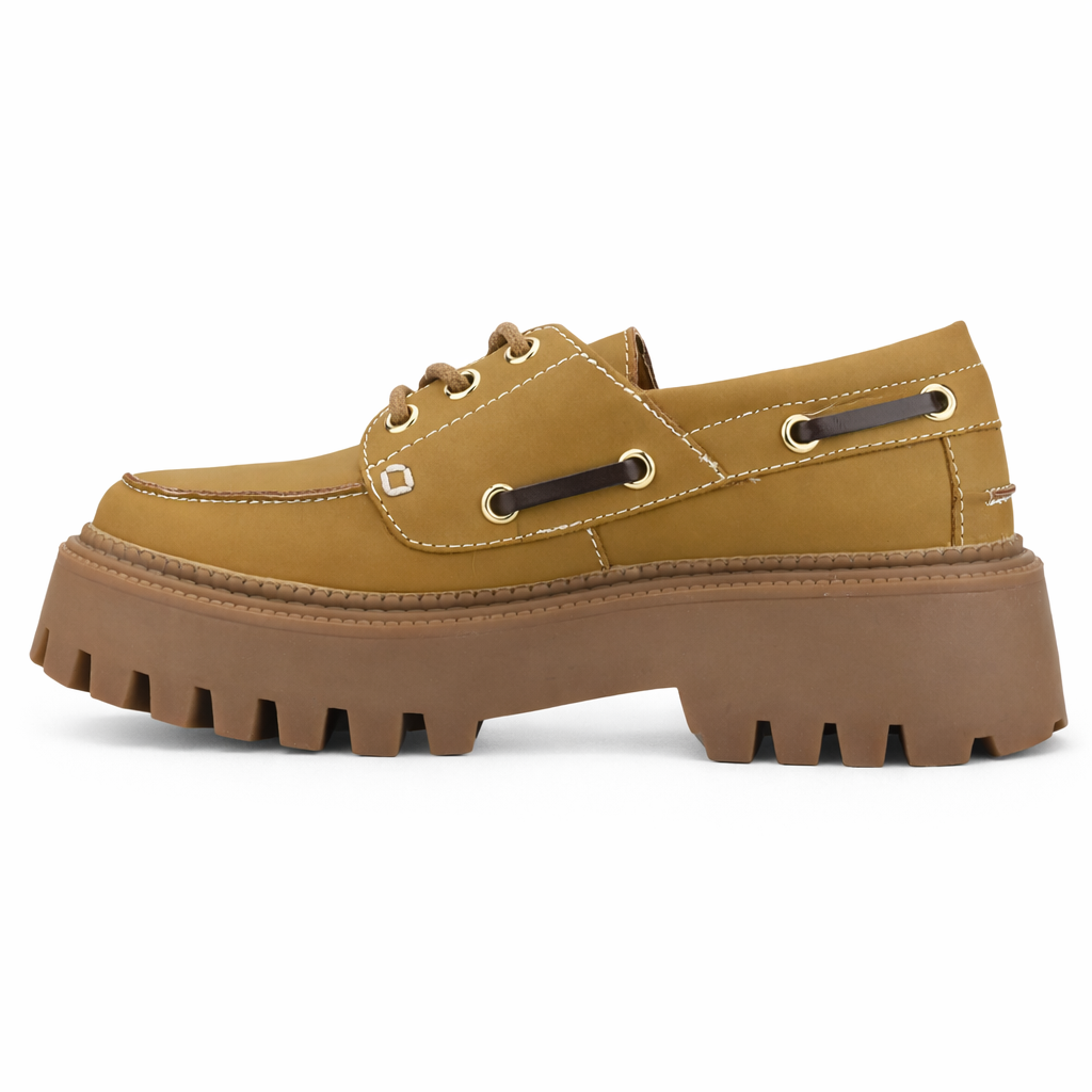 Mocasin Camel Mujer Casual Chalada Lennon