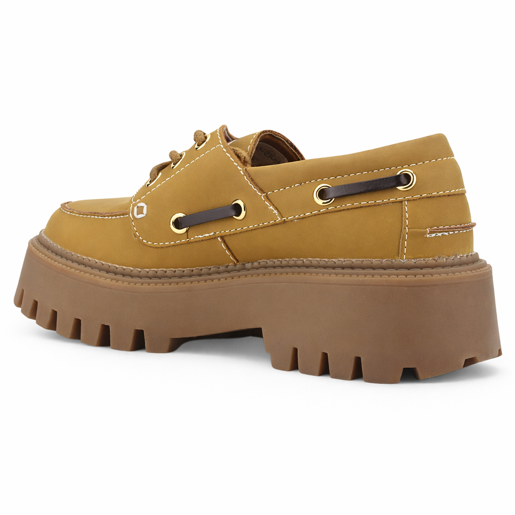 Mocasin Camel Mujer Casual Chalada Lennon