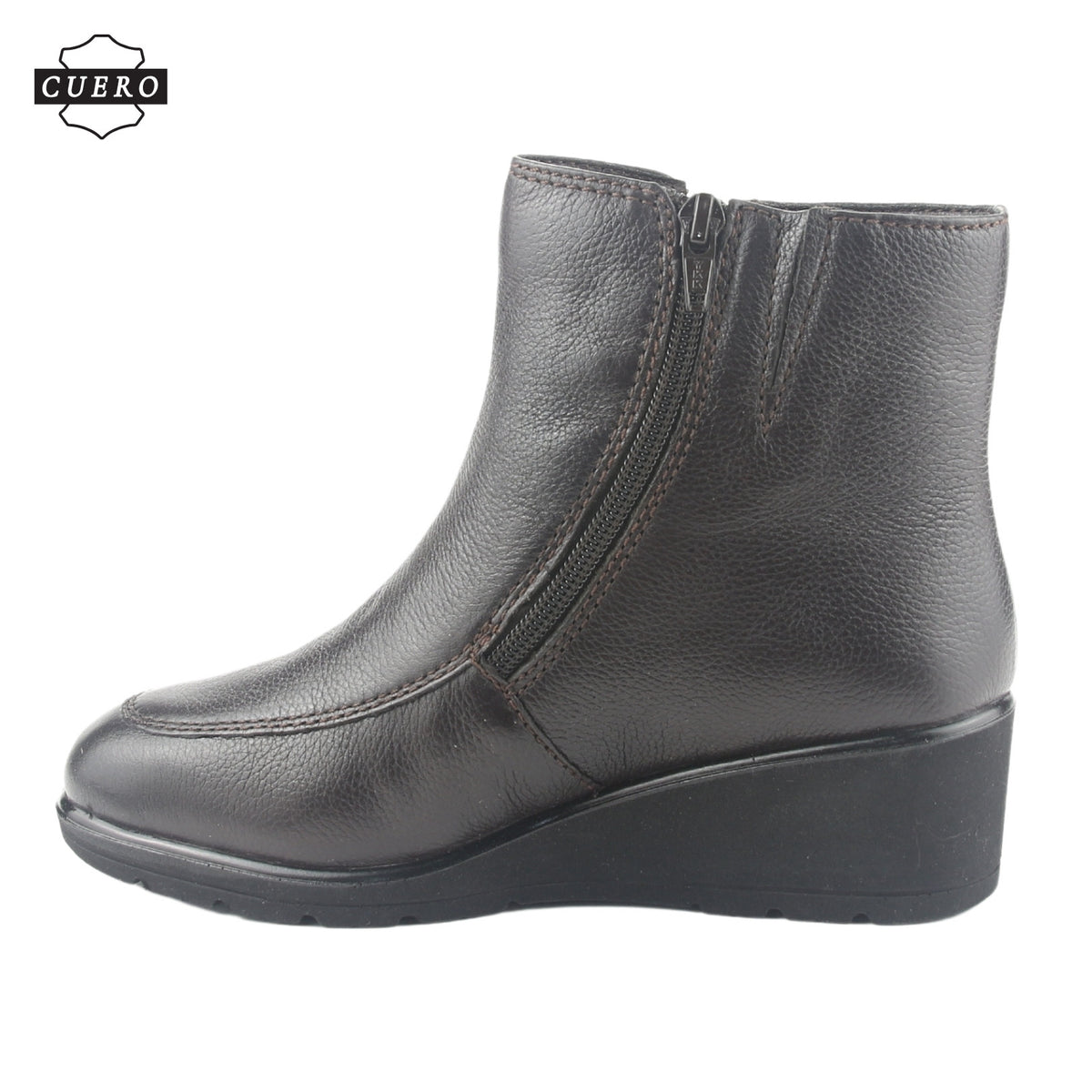 Botin de Cuero Chalada Mujer Maqui-1 Café Casual