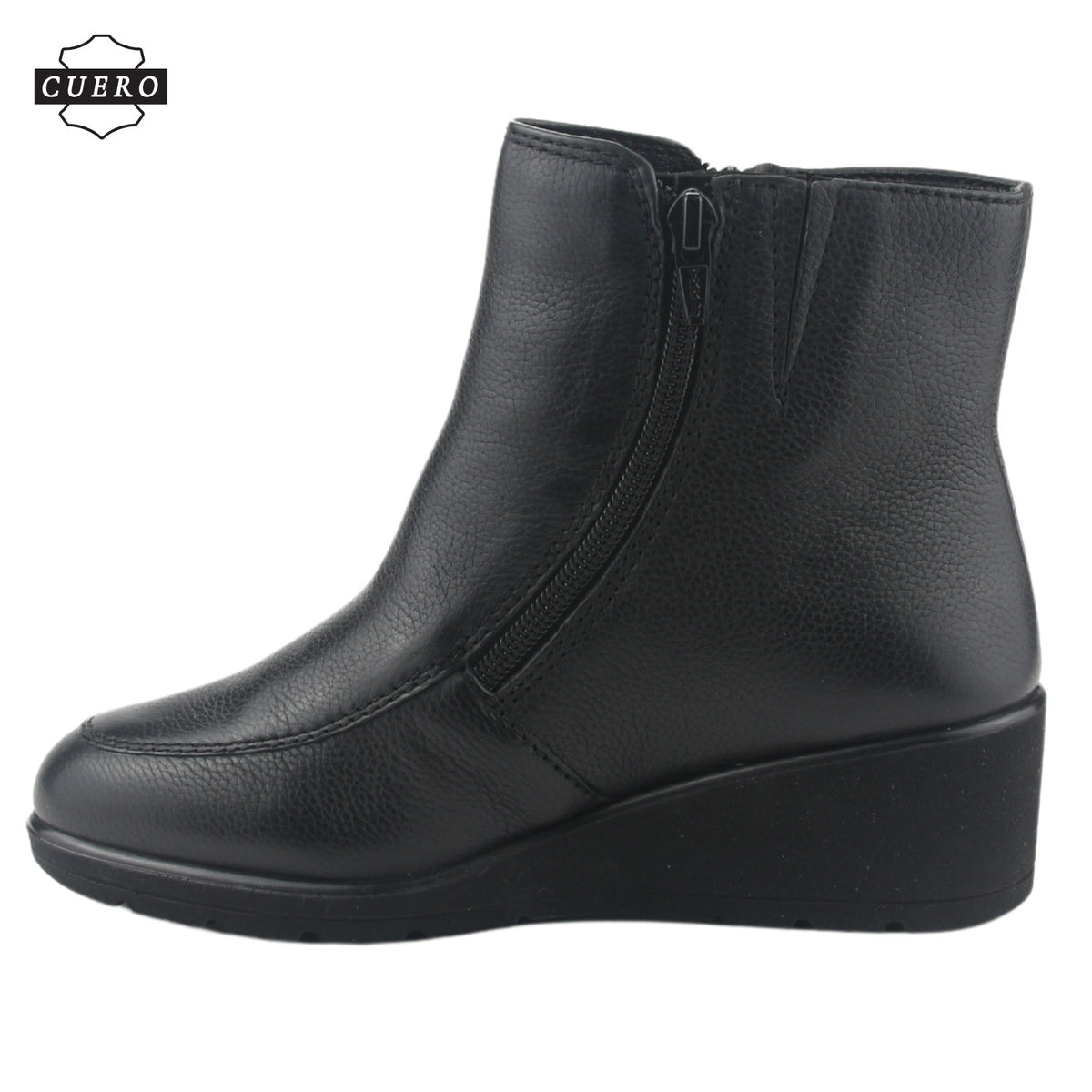 Botin de Cuero Chalada Mujer Maqui-1 Negro Casual