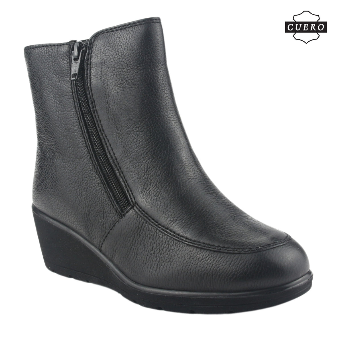 Botin de Cuero Chalada Mujer Maqui-1 Negro Casual