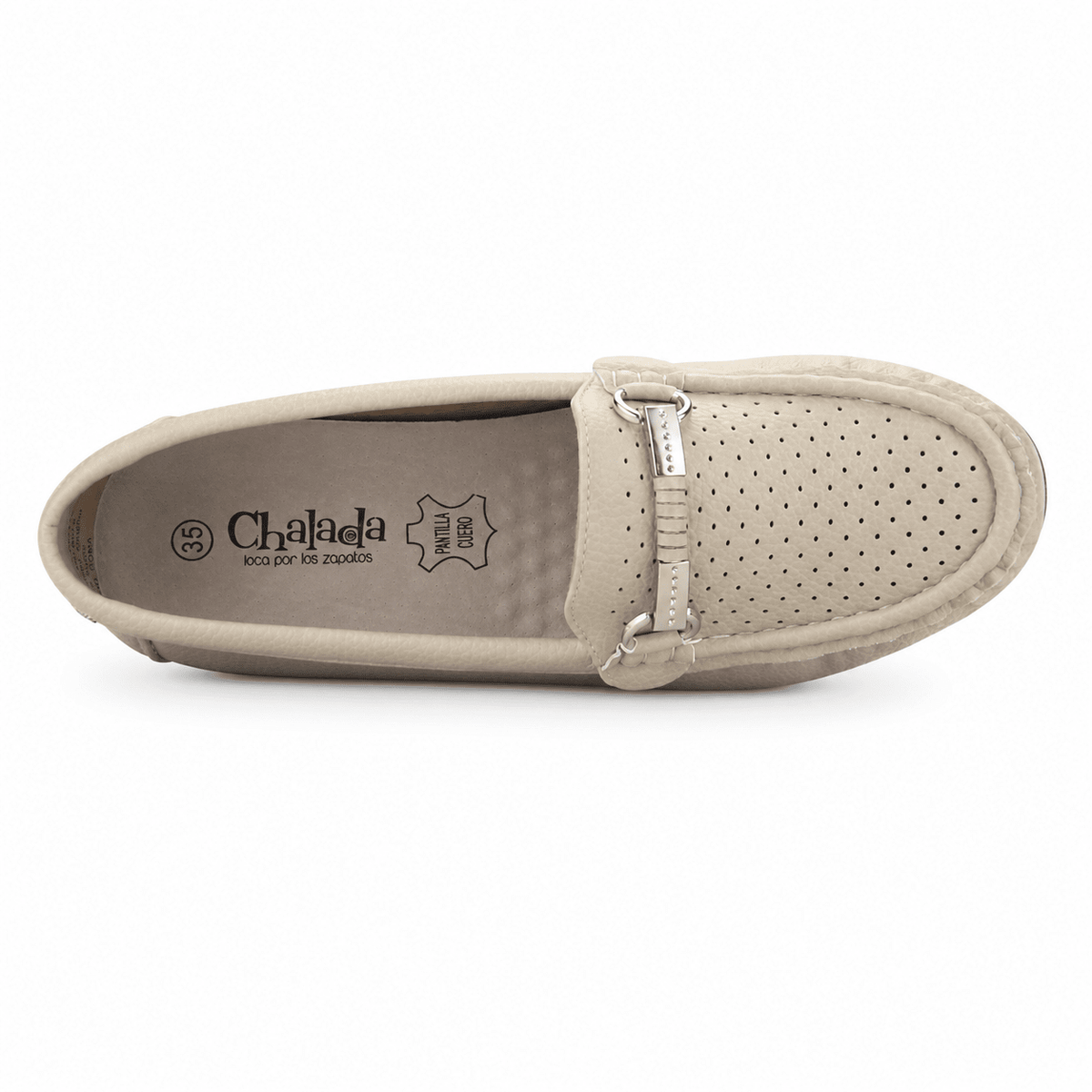 Mocasin Beige Mujer Casual Chalada Duna Chalada 