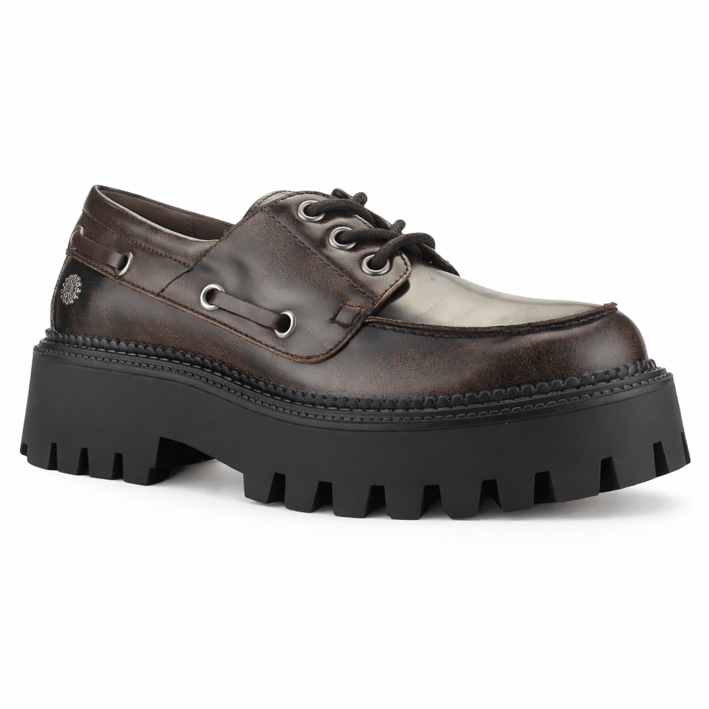 Mocasin Café Mujer Casual Chalada Lennon Mocasines Plataforma Chalada 