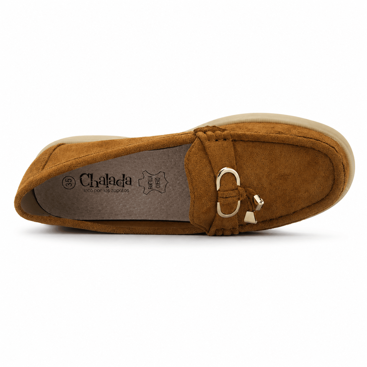 Mocasin Camel Mujer Casual Chalada Vela Chalada 