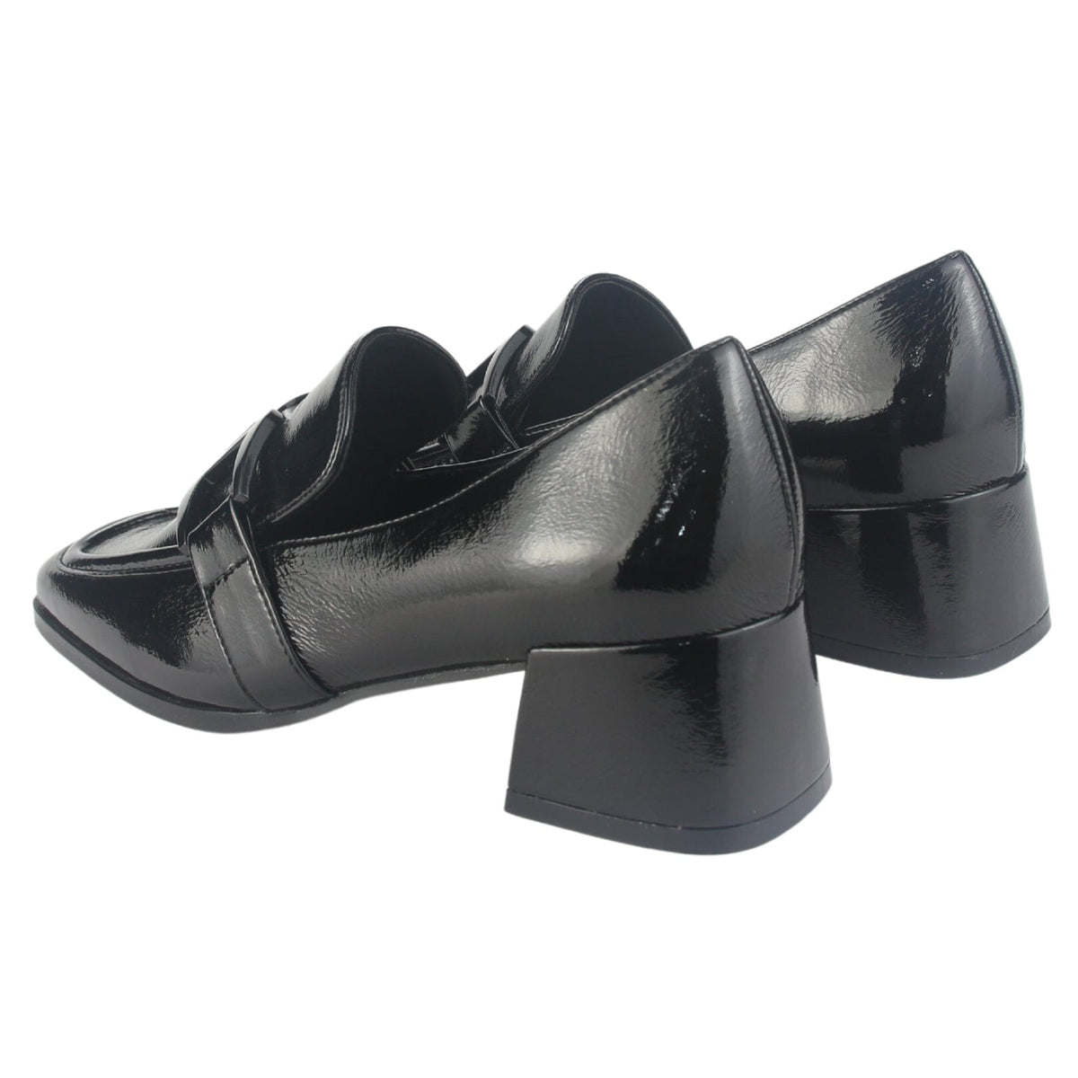 Mocasin Chalada Mujer Cetrano-1 Negro Casual Mocasines Taco Chalada 