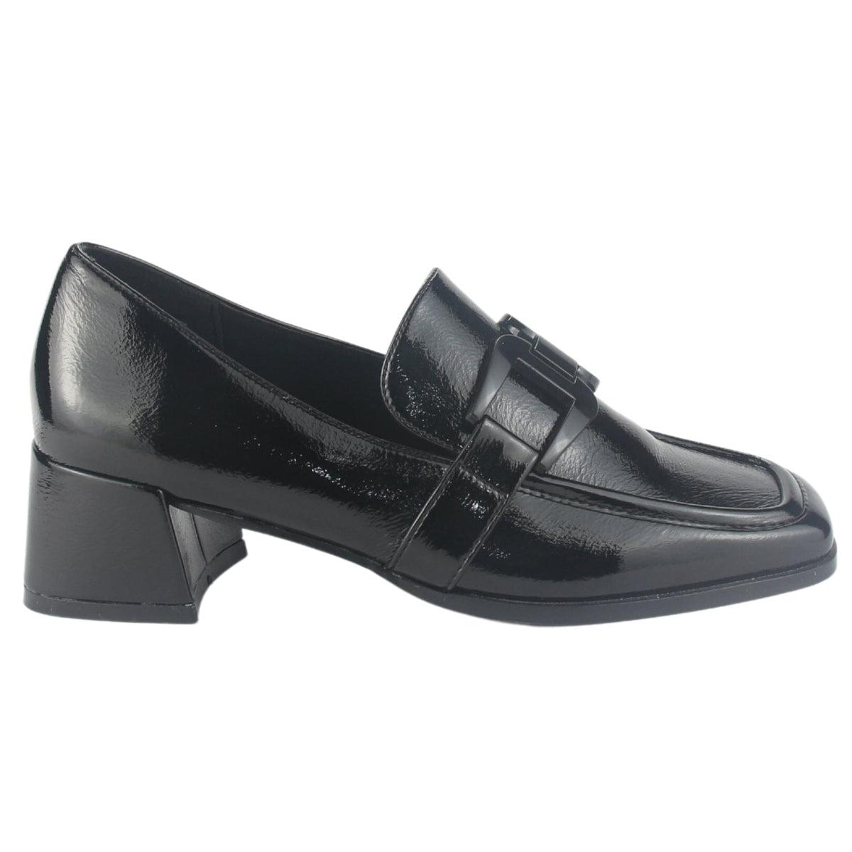 Mocasin Chalada Mujer Cetrano-1 Negro Casual Mocasines Taco Chalada 