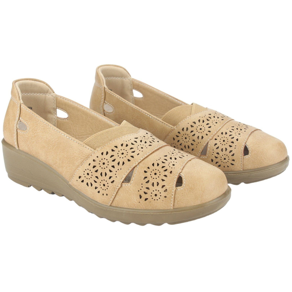 Mocasin Chalada Mujer Deza-1 Beige Casual Mocasines Planos Chalada 