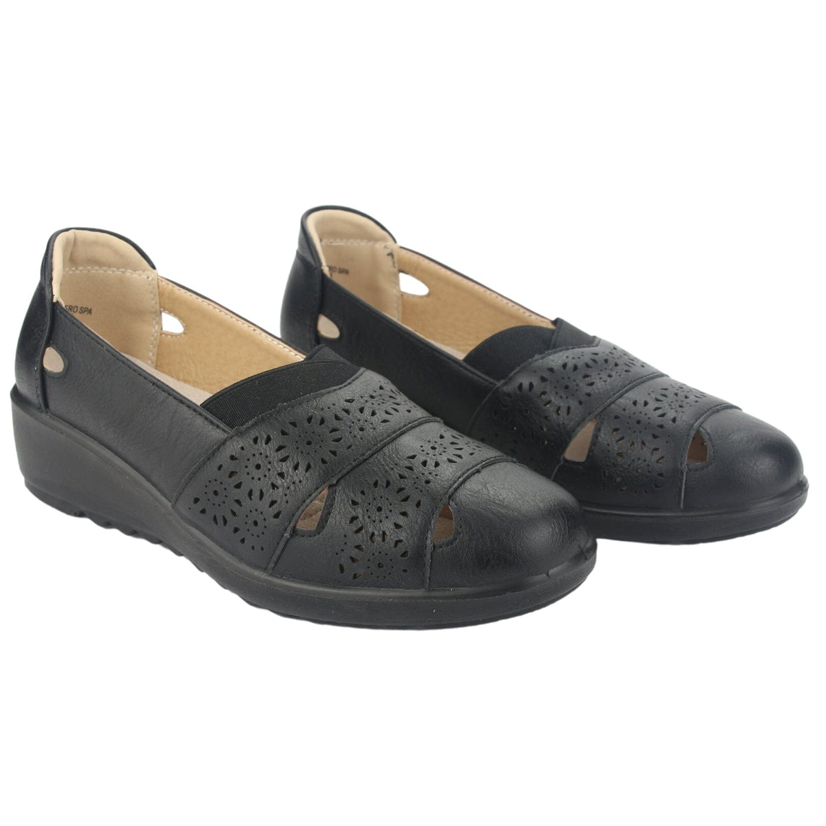 Mocasin Chalada Mujer Deza-1 Negro Casual Mocasines Planos Chalada 