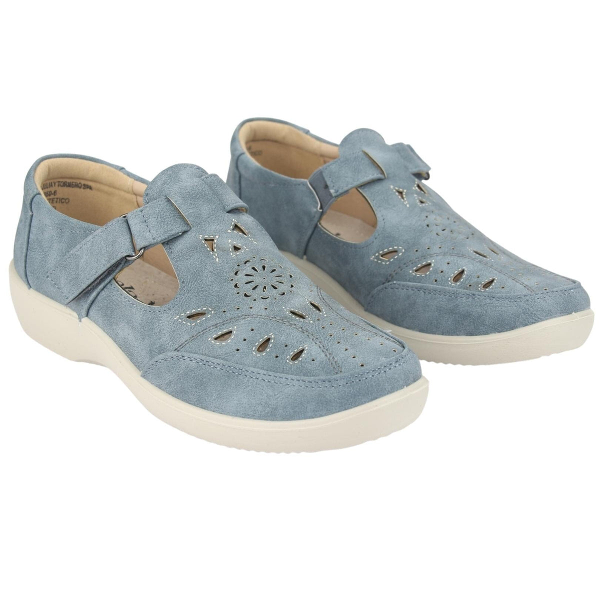 Mocasin Chalada Mujer Dong-1 Azul Casual Mocasines Planos Chalada 