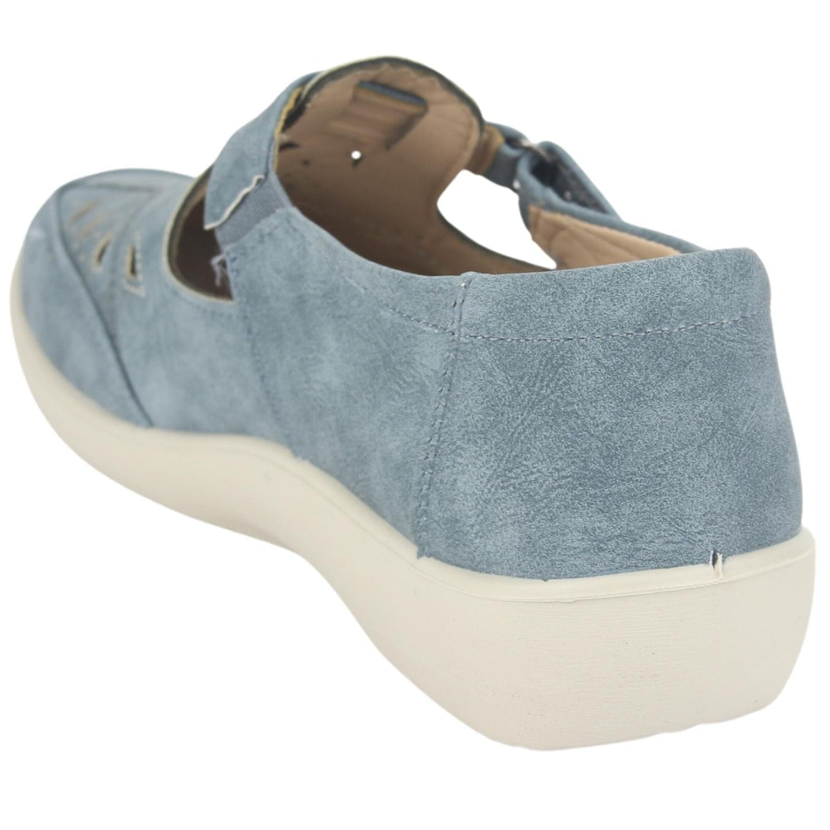 Mocasin Chalada Mujer Dong-1 Azul Casual Mocasines Planos Chalada 