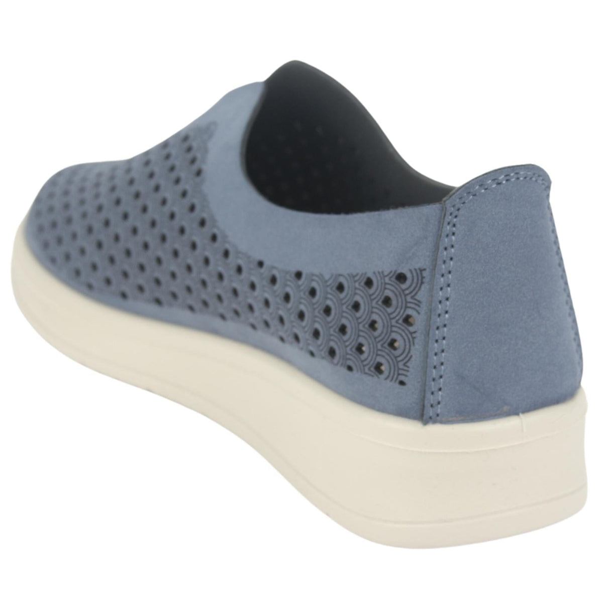 Mocasin Chalada Mujer Duster-1 Azul Marino Casual Mocasines Planos Chalada 