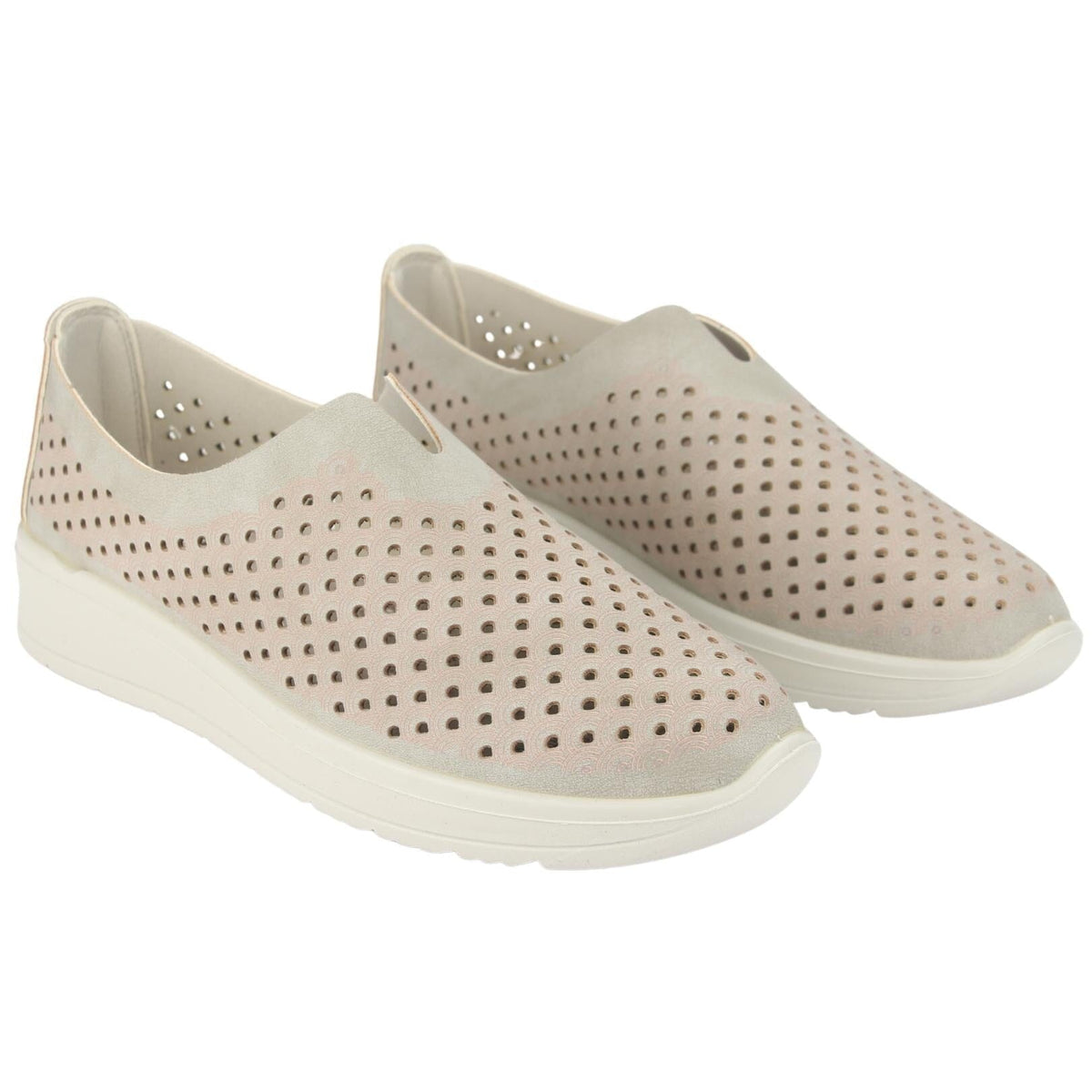 Mocasin Chalada Mujer Duster-1 Taupe Casual Mocasines Planos Chalada 