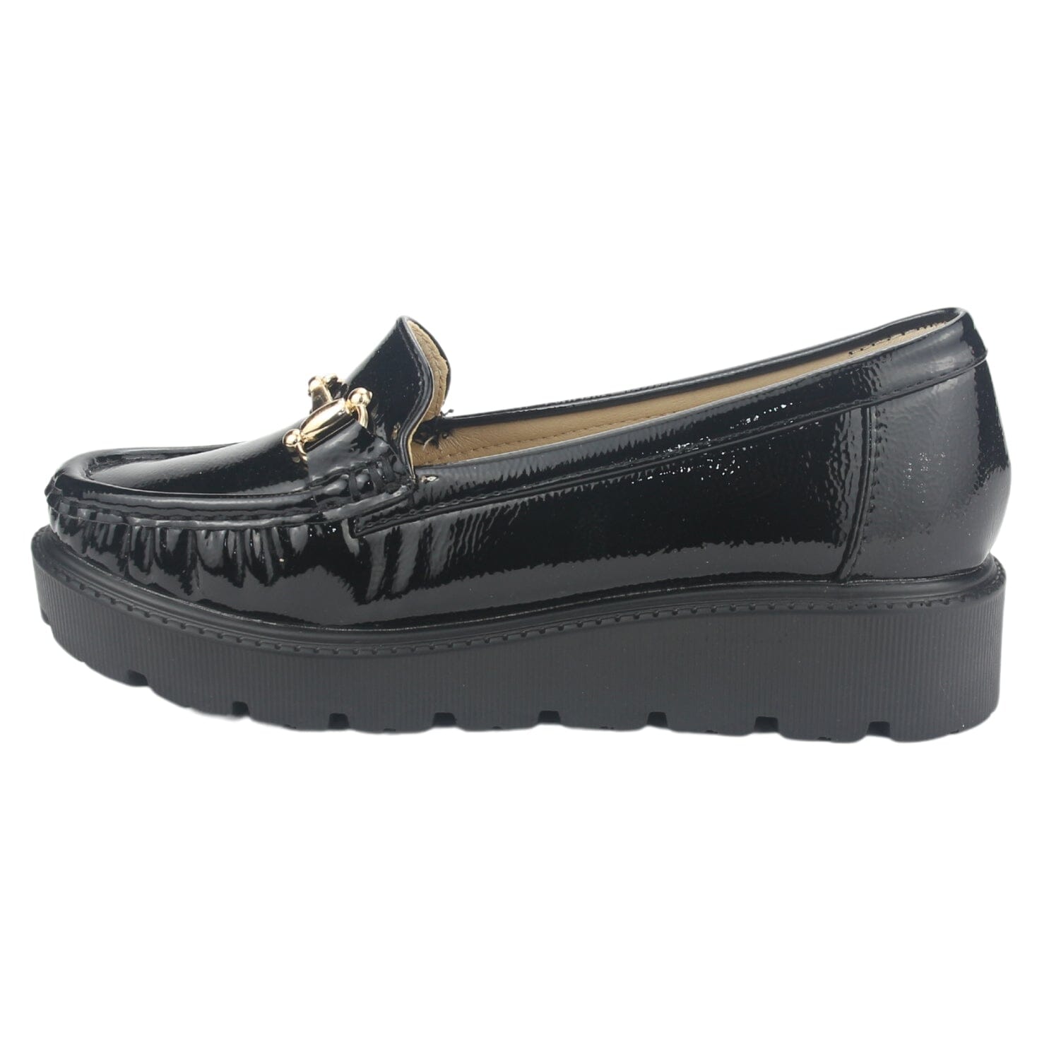Mocasin Chalada Mujer Gran-20 Negro Casual Mocasines Plataforma Chalada 