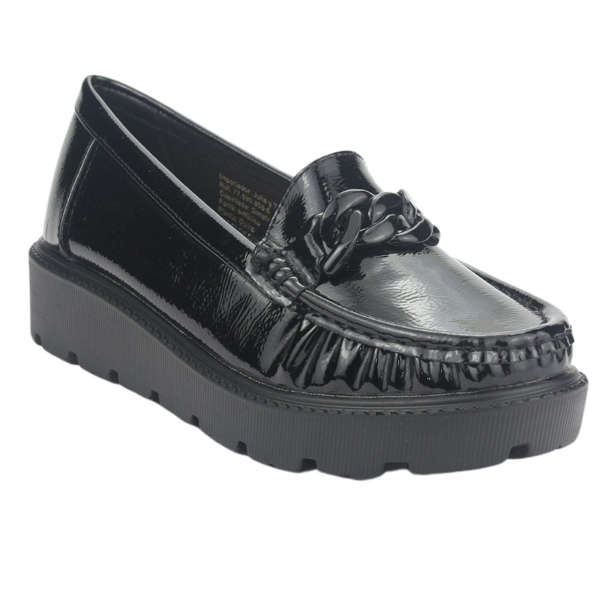 Mocasin Chalada Mujer Gran-21 Negro Casual Mocasines Plataforma Chalada 