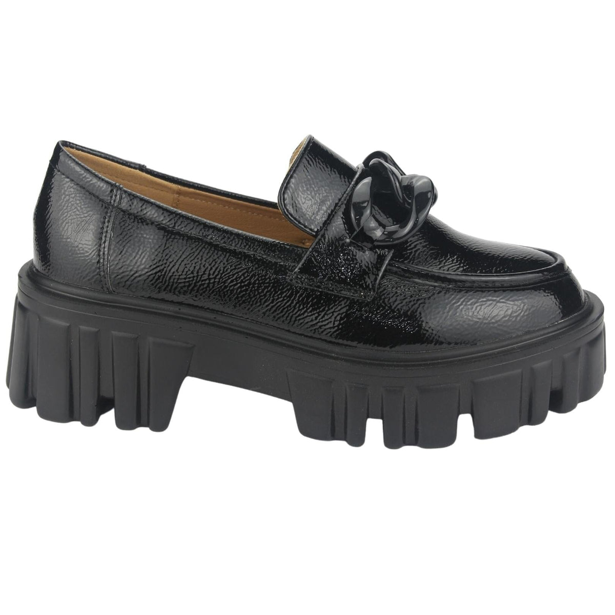 Mocasin Chalada Mujer Gravi-1 Negro Casual Chalada 