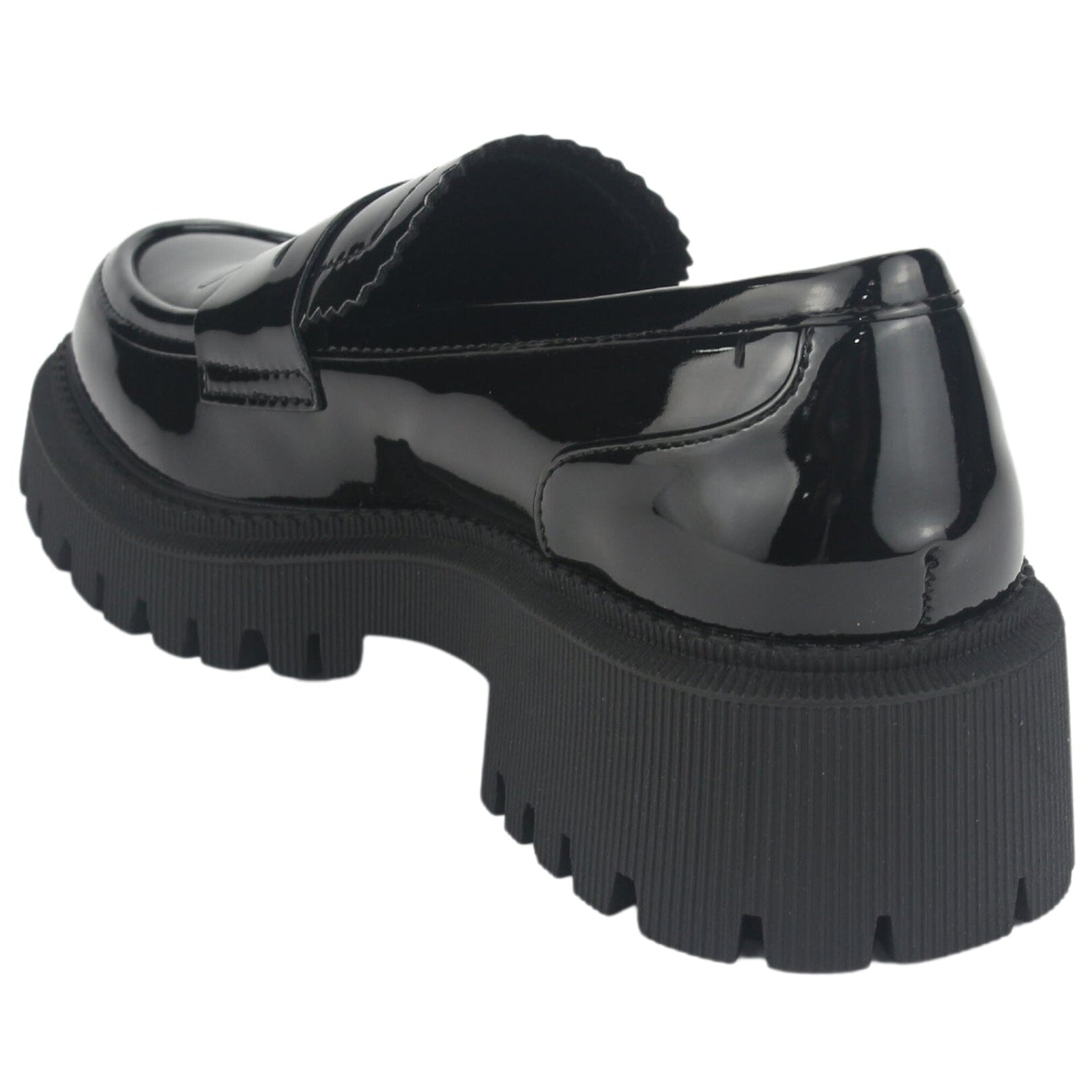 Mocasin Chalada Mujer Joop-1 V Negro Casual Zapatos Taco Chalada 