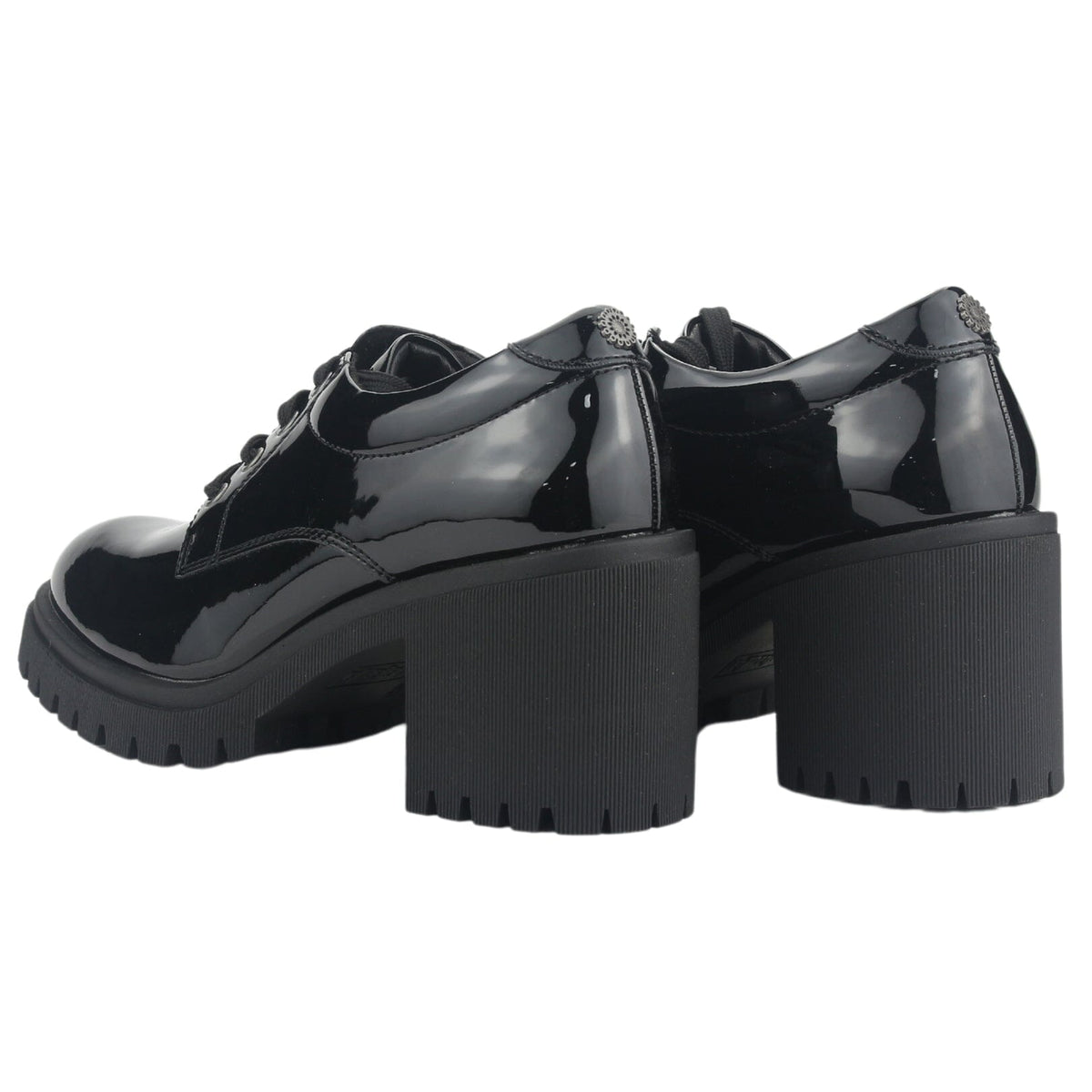 Mocasin Chalada Mujer Jordi-1 Negro Casual Botines Taco Chalada 