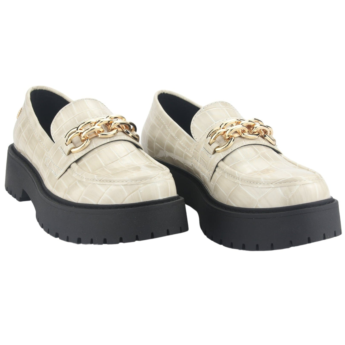 Mocasin Chalada Mujer Lenin-1 Beige Casual Mocasines Taco Chalada 