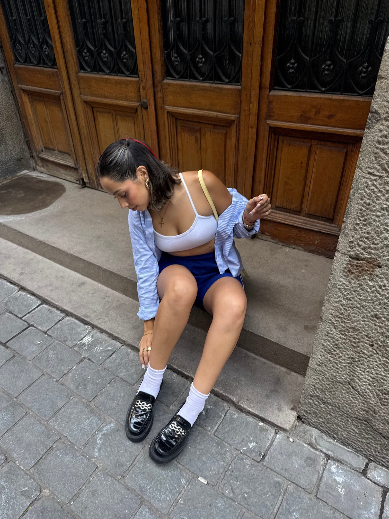 Mocasin Chalada Mujer Lenin-1 Negro Casual Mocasines Taco Chalada 